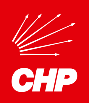 Das Logo der CHP mit den sechs Pfeile(r)n des Kemalismus; Quelle: Wikipedia.