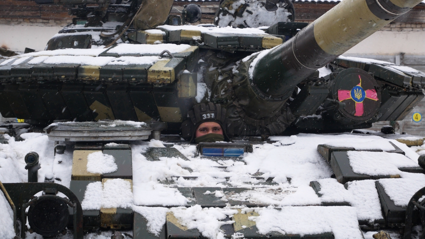 Kharkiv, Ukraine - 31. Januar 2022: Ukrainian T-64