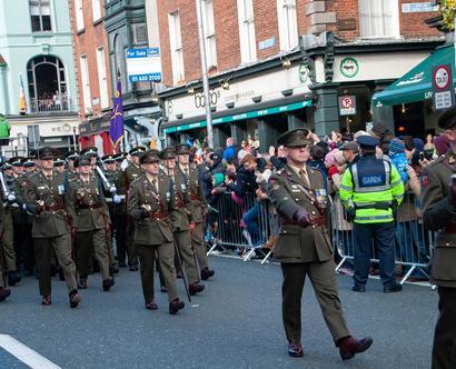 Irish Army Marching