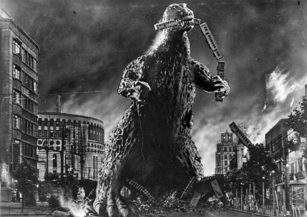 Godzilla in search of the Centre of Gravity; Source: Author.[59]